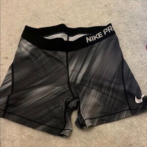 Nike Black and White Athletic Shorts